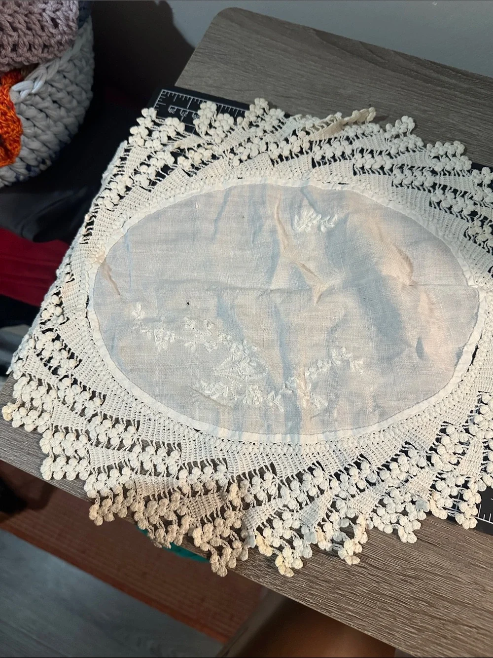 Crochet doily bundle set of 3
